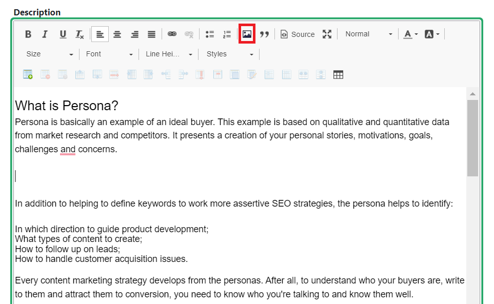 example - how to insert image in da vinci plataform